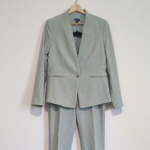 Ann Taylor Women's Suit in Light Gray